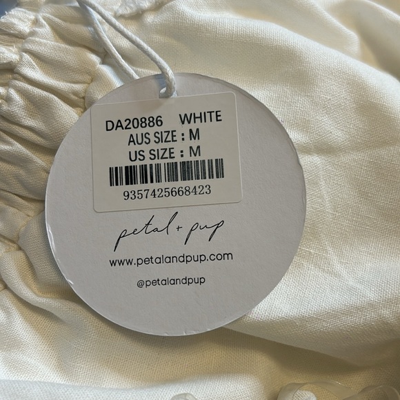 HOST PICK Petal & Pup NWT SZ M white halter style dress w/cut outs. Bust 30”-36” - Picture 10 of 11